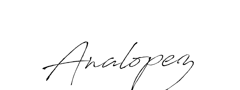 It looks lik you need a new signature style for name Analopez. Design unique handwritten (Antro_Vectra) signature with our free signature maker in just a few clicks. Analopez signature style 6 images and pictures png