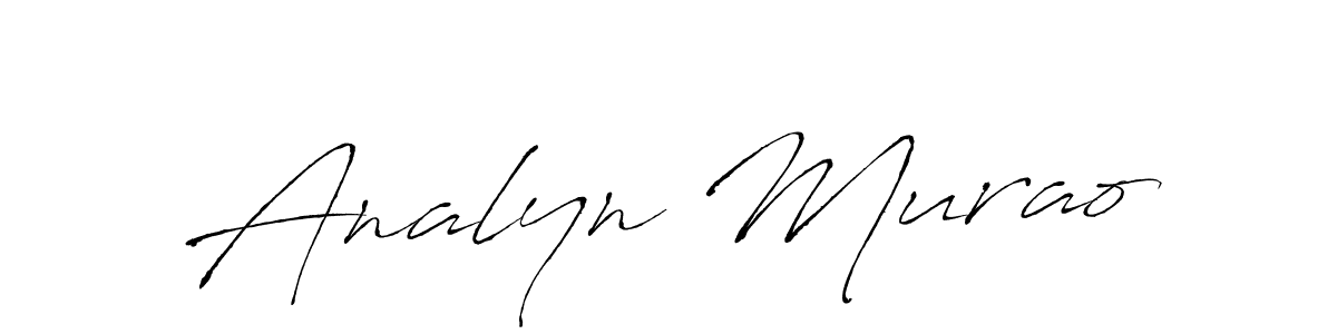 Create a beautiful signature design for name Analyn Murao. With this signature (Antro_Vectra) fonts, you can make a handwritten signature for free. Analyn Murao signature style 6 images and pictures png