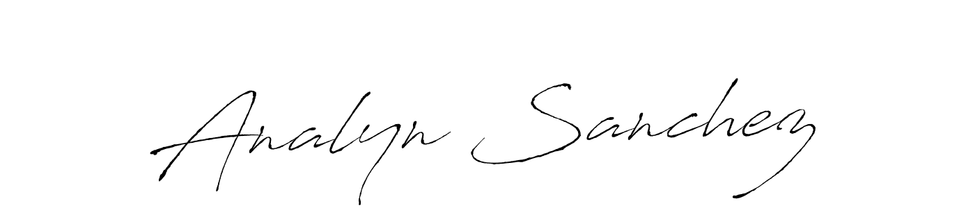 Also we have Analyn Sanchez name is the best signature style. Create professional handwritten signature collection using Antro_Vectra autograph style. Analyn Sanchez signature style 6 images and pictures png