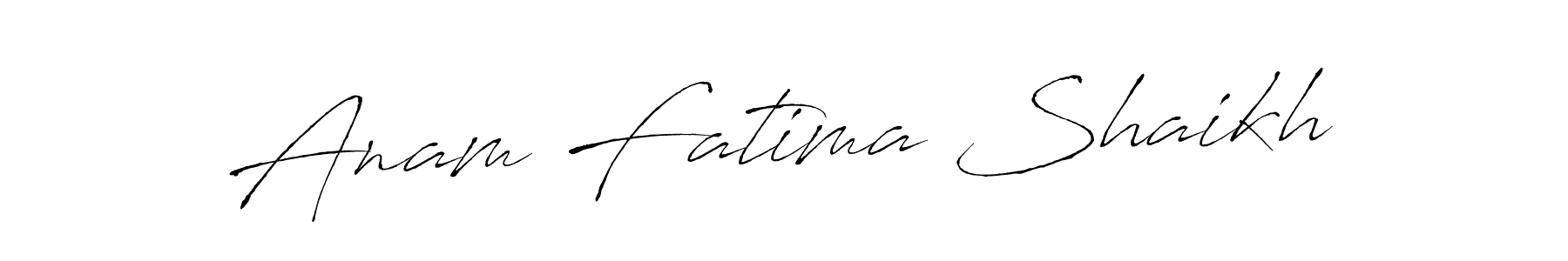 Design your own signature with our free online signature maker. With this signature software, you can create a handwritten (Antro_Vectra) signature for name Anam Fatima Shaikh. Anam Fatima Shaikh signature style 6 images and pictures png