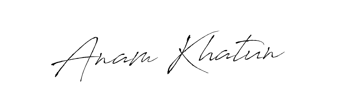 Make a short Anam Khatun signature style. Manage your documents anywhere anytime using Antro_Vectra. Create and add eSignatures, submit forms, share and send files easily. Anam Khatun signature style 6 images and pictures png