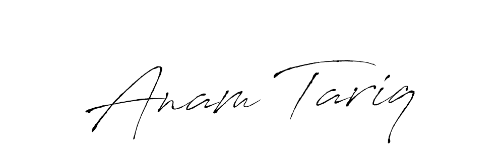 This is the best signature style for the Anam Tariq name. Also you like these signature font (Antro_Vectra). Mix name signature. Anam Tariq signature style 6 images and pictures png