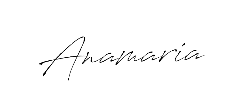 How to make Anamaria signature? Antro_Vectra is a professional autograph style. Create handwritten signature for Anamaria name. Anamaria signature style 6 images and pictures png