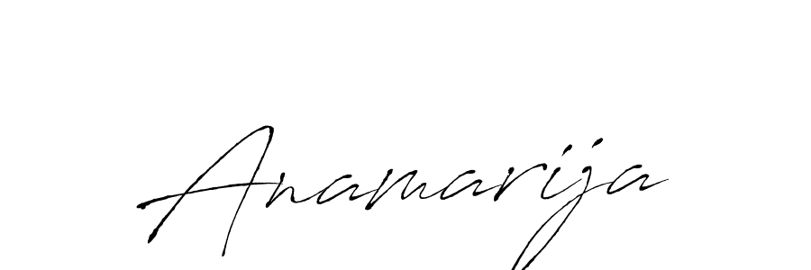 How to make Anamarija signature? Antro_Vectra is a professional autograph style. Create handwritten signature for Anamarija name. Anamarija signature style 6 images and pictures png