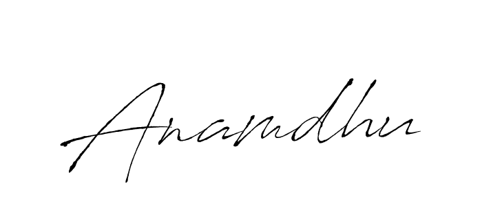 if you are searching for the best signature style for your name Anamdhu. so please give up your signature search. here we have designed multiple signature styles  using Antro_Vectra. Anamdhu signature style 6 images and pictures png