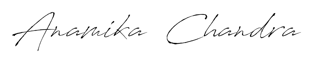 Achieve flawless digital penmanship with Anamika  Chandra name in Antro_Vectra font. The perfect tool for creating online signatures. Anamika  Chandra signature style 6 images and pictures png