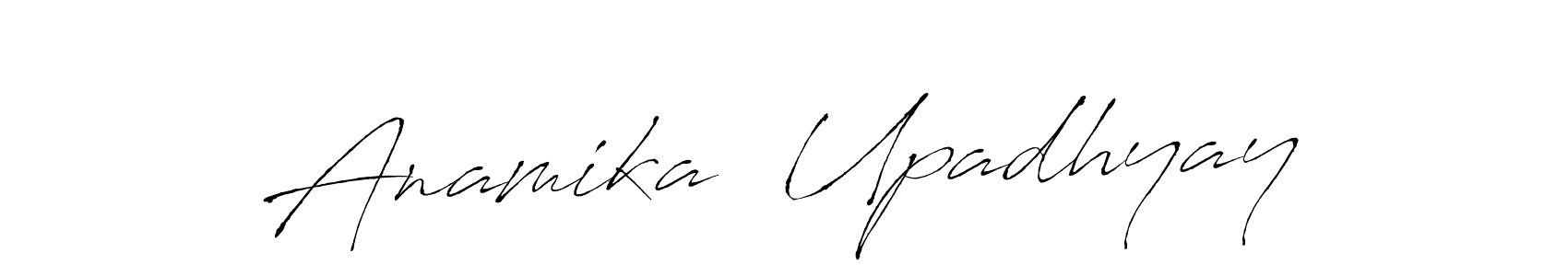 It looks lik you need a new signature style for name Anamika  Upadhyay. Design unique handwritten (Antro_Vectra) signature with our free signature maker in just a few clicks. Anamika  Upadhyay signature style 6 images and pictures png