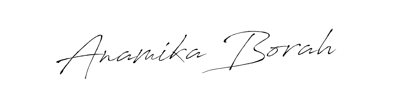 How to make Anamika Borah signature? Antro_Vectra is a professional autograph style. Create handwritten signature for Anamika Borah name. Anamika Borah signature style 6 images and pictures png