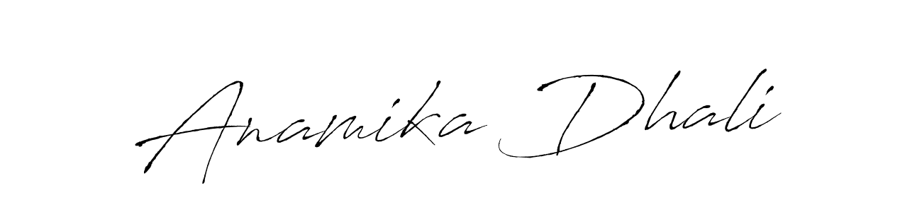 This is the best signature style for the Anamika Dhali name. Also you like these signature font (Antro_Vectra). Mix name signature. Anamika Dhali signature style 6 images and pictures png