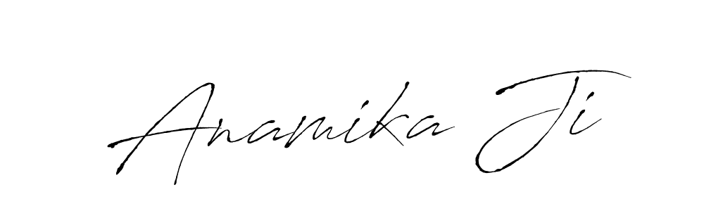Make a beautiful signature design for name Anamika Ji. Use this online signature maker to create a handwritten signature for free. Anamika Ji signature style 6 images and pictures png