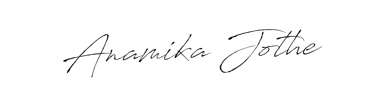 Antro_Vectra is a professional signature style that is perfect for those who want to add a touch of class to their signature. It is also a great choice for those who want to make their signature more unique. Get Anamika Jothe name to fancy signature for free. Anamika Jothe signature style 6 images and pictures png