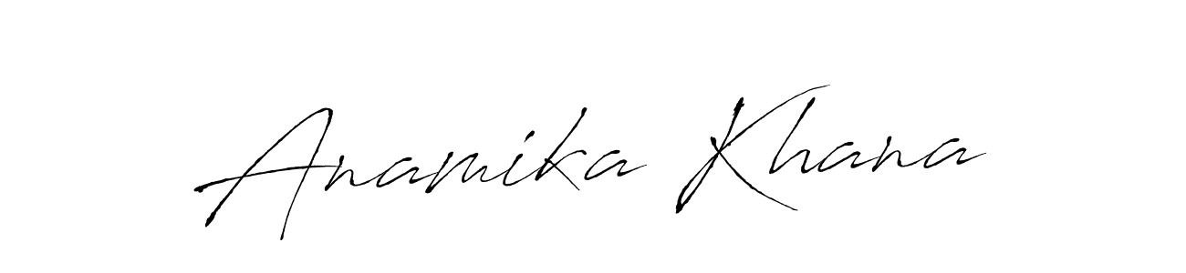 Use a signature maker to create a handwritten signature online. With this signature software, you can design (Antro_Vectra) your own signature for name Anamika Khana. Anamika Khana signature style 6 images and pictures png