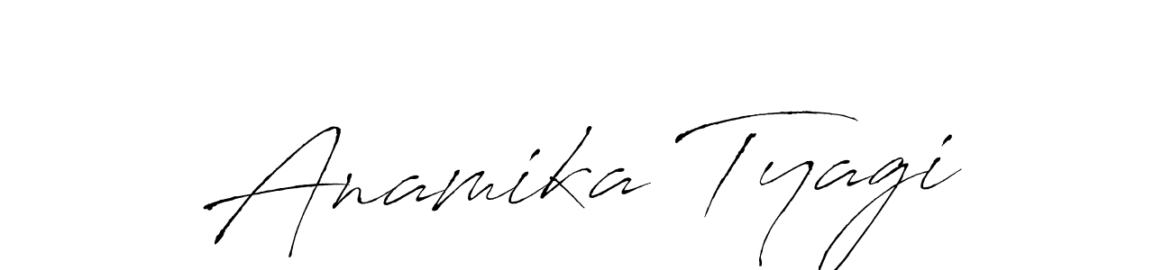 You can use this online signature creator to create a handwritten signature for the name Anamika Tyagi. This is the best online autograph maker. Anamika Tyagi signature style 6 images and pictures png