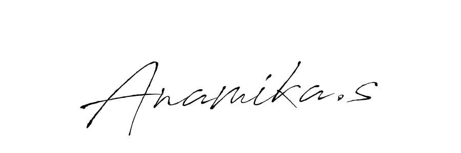 You should practise on your own different ways (Antro_Vectra) to write your name (Anamika.s) in signature. don't let someone else do it for you. Anamika.s signature style 6 images and pictures png
