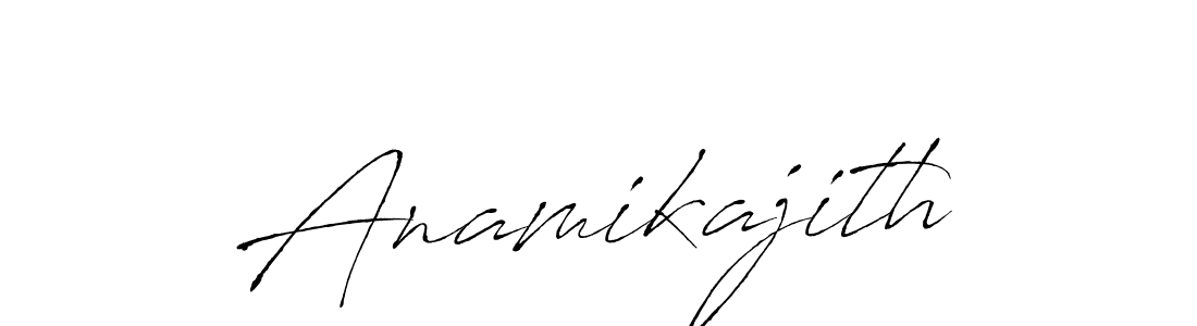 Create a beautiful signature design for name Anamikajith. With this signature (Antro_Vectra) fonts, you can make a handwritten signature for free. Anamikajith signature style 6 images and pictures png