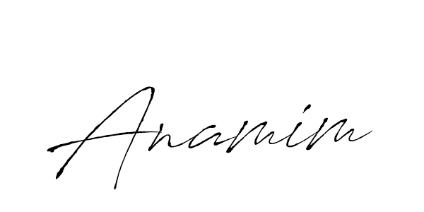 Also we have Anamim name is the best signature style. Create professional handwritten signature collection using Antro_Vectra autograph style. Anamim signature style 6 images and pictures png