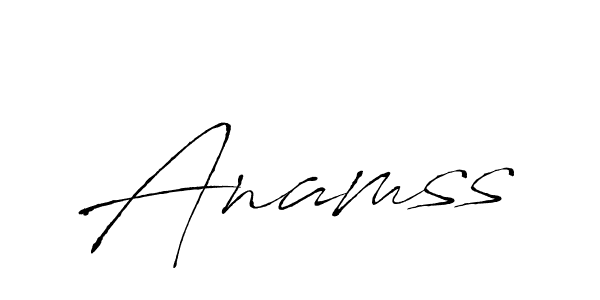 Create a beautiful signature design for name Anamss. With this signature (Antro_Vectra) fonts, you can make a handwritten signature for free. Anamss signature style 6 images and pictures png