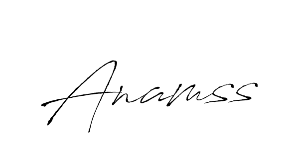 Create a beautiful signature design for name Anamss. With this signature (Antro_Vectra) fonts, you can make a handwritten signature for free. Anamss signature style 6 images and pictures png