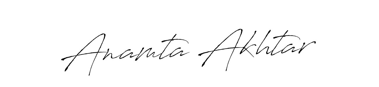 Also You can easily find your signature by using the search form. We will create Anamta Akhtar name handwritten signature images for you free of cost using Antro_Vectra sign style. Anamta Akhtar signature style 6 images and pictures png