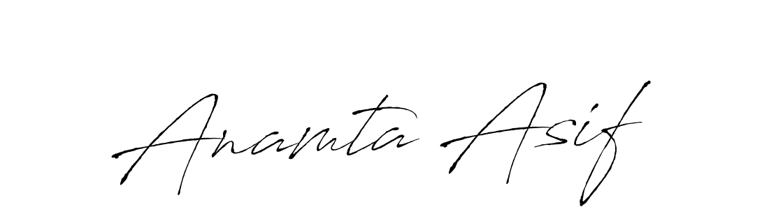 You can use this online signature creator to create a handwritten signature for the name Anamta Asif. This is the best online autograph maker. Anamta Asif signature style 6 images and pictures png