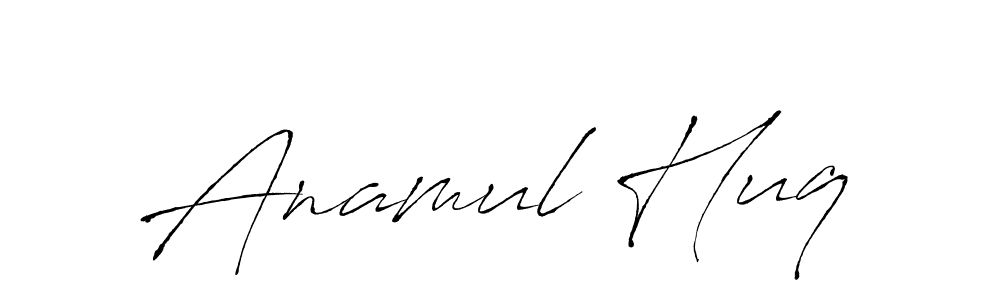 You should practise on your own different ways (Antro_Vectra) to write your name (Anamul Huq) in signature. don't let someone else do it for you. Anamul Huq signature style 6 images and pictures png