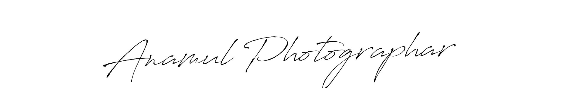 Use a signature maker to create a handwritten signature online. With this signature software, you can design (Antro_Vectra) your own signature for name Anamul Photographar. Anamul Photographar signature style 6 images and pictures png
