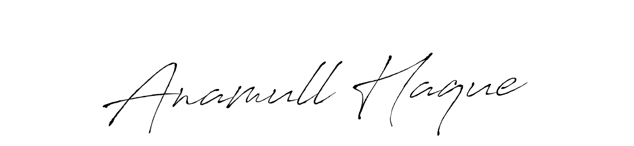 Anamull Haque stylish signature style. Best Handwritten Sign (Antro_Vectra) for my name. Handwritten Signature Collection Ideas for my name Anamull Haque. Anamull Haque signature style 6 images and pictures png