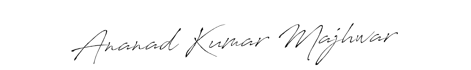 Make a beautiful signature design for name Ananad Kumar Majhwar. With this signature (Antro_Vectra) style, you can create a handwritten signature for free. Ananad Kumar Majhwar signature style 6 images and pictures png