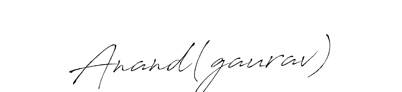 Create a beautiful signature design for name Anand(gaurav). With this signature (Antro_Vectra) fonts, you can make a handwritten signature for free. Anand(gaurav) signature style 6 images and pictures png