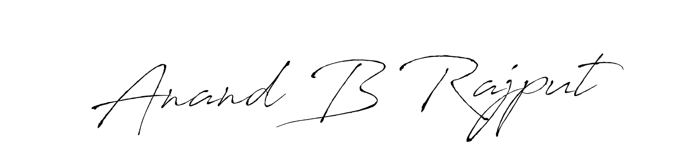 Design your own signature with our free online signature maker. With this signature software, you can create a handwritten (Antro_Vectra) signature for name Anand B Rajput. Anand B Rajput signature style 6 images and pictures png