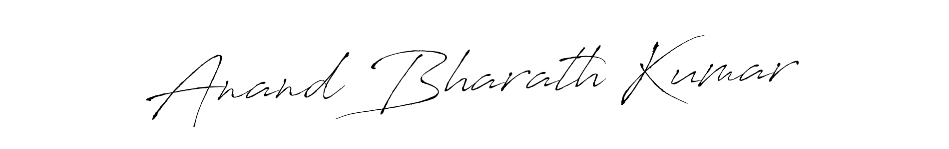 How to make Anand Bharath Kumar name signature. Use Antro_Vectra style for creating short signs online. This is the latest handwritten sign. Anand Bharath Kumar signature style 6 images and pictures png