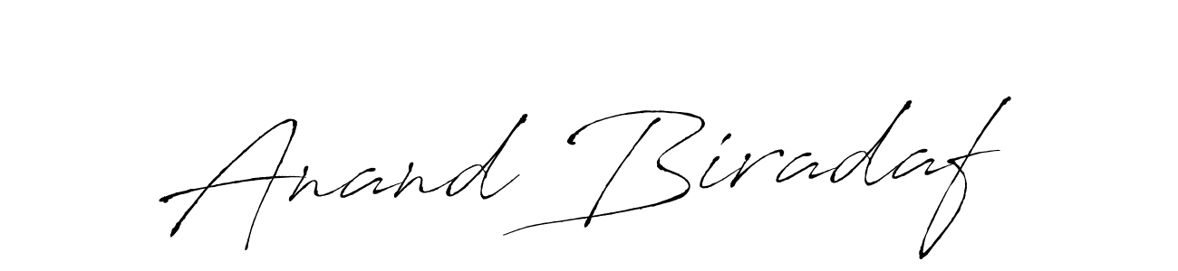 The best way (Antro_Vectra) to make a short signature is to pick only two or three words in your name. The name Anand Biradaf include a total of six letters. For converting this name. Anand Biradaf signature style 6 images and pictures png