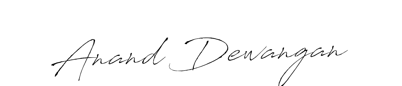 Make a beautiful signature design for name Anand Dewangan. With this signature (Antro_Vectra) style, you can create a handwritten signature for free. Anand Dewangan signature style 6 images and pictures png