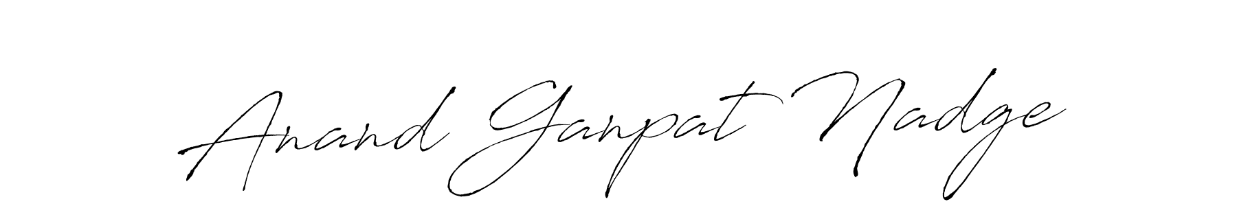Similarly Antro_Vectra is the best handwritten signature design. Signature creator online .You can use it as an online autograph creator for name Anand Ganpat Nadge. Anand Ganpat Nadge signature style 6 images and pictures png