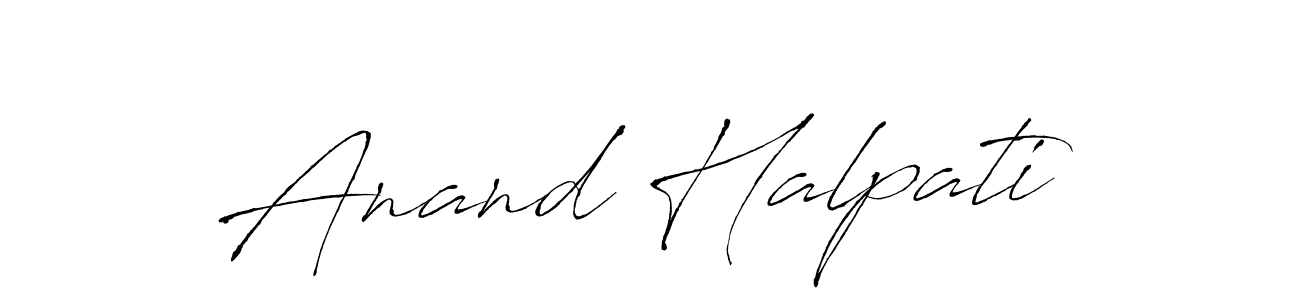 How to make Anand Halpati signature? Antro_Vectra is a professional autograph style. Create handwritten signature for Anand Halpati name. Anand Halpati signature style 6 images and pictures png