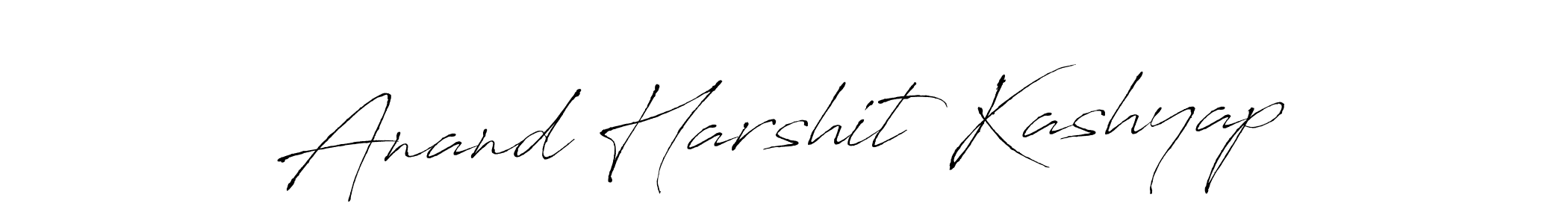 Design your own signature with our free online signature maker. With this signature software, you can create a handwritten (Antro_Vectra) signature for name Anand Harshit Kashyap. Anand Harshit Kashyap signature style 6 images and pictures png