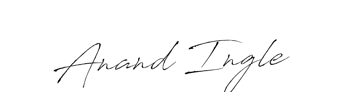 Design your own signature with our free online signature maker. With this signature software, you can create a handwritten (Antro_Vectra) signature for name Anand Ingle. Anand Ingle signature style 6 images and pictures png