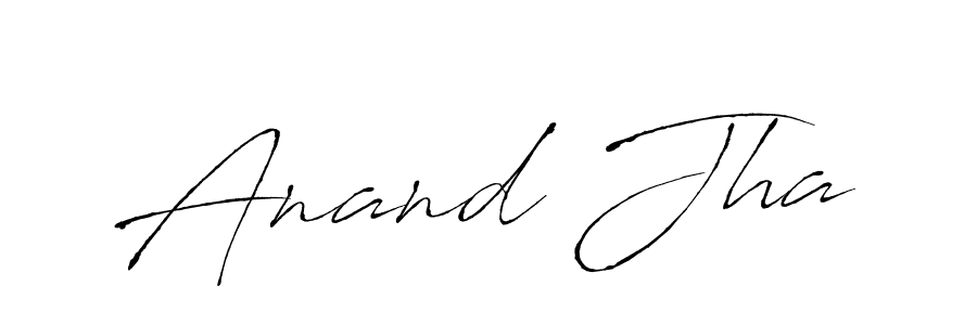 Make a beautiful signature design for name Anand Jha. With this signature (Antro_Vectra) style, you can create a handwritten signature for free. Anand Jha signature style 6 images and pictures png