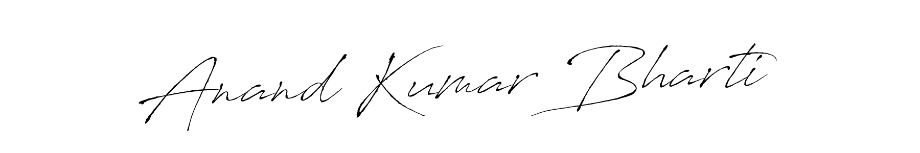 Anand Kumar Bharti stylish signature style. Best Handwritten Sign (Antro_Vectra) for my name. Handwritten Signature Collection Ideas for my name Anand Kumar Bharti. Anand Kumar Bharti signature style 6 images and pictures png