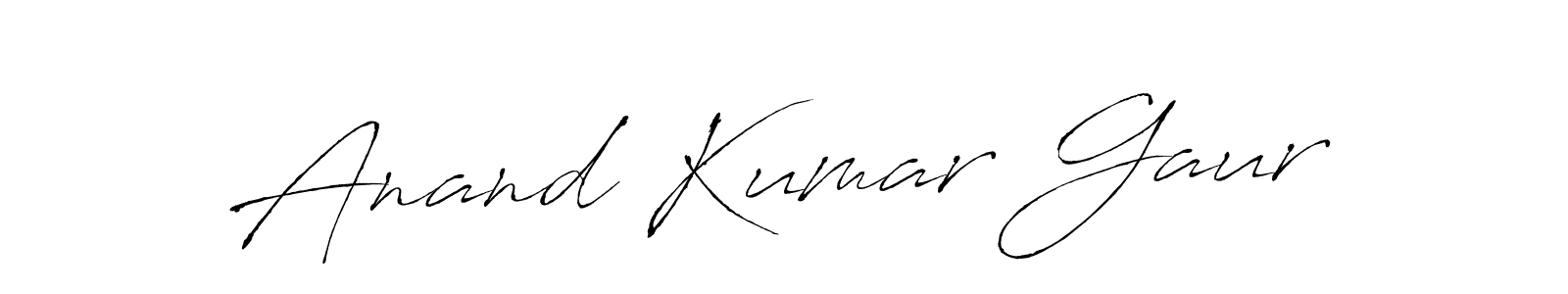 Also we have Anand Kumar Gaur name is the best signature style. Create professional handwritten signature collection using Antro_Vectra autograph style. Anand Kumar Gaur signature style 6 images and pictures png