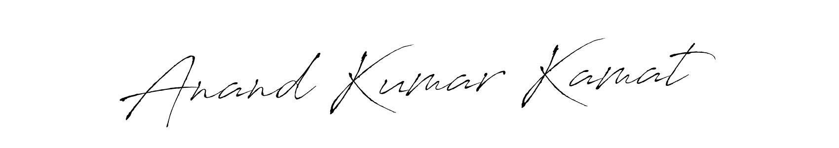 Create a beautiful signature design for name Anand Kumar Kamat. With this signature (Antro_Vectra) fonts, you can make a handwritten signature for free. Anand Kumar Kamat signature style 6 images and pictures png