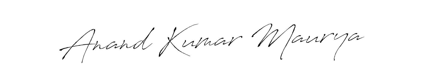 The best way (Antro_Vectra) to make a short signature is to pick only two or three words in your name. The name Anand Kumar Maurya include a total of six letters. For converting this name. Anand Kumar Maurya signature style 6 images and pictures png