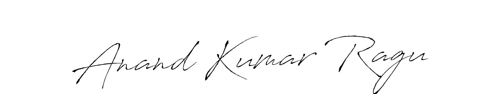 Anand Kumar Ragu stylish signature style. Best Handwritten Sign (Antro_Vectra) for my name. Handwritten Signature Collection Ideas for my name Anand Kumar Ragu. Anand Kumar Ragu signature style 6 images and pictures png
