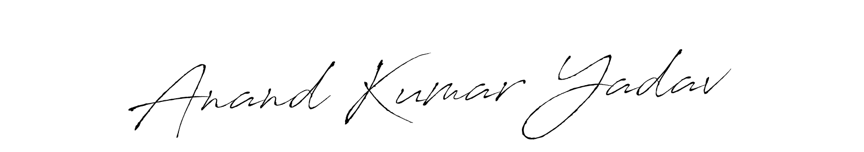 Use a signature maker to create a handwritten signature online. With this signature software, you can design (Antro_Vectra) your own signature for name Anand Kumar Yadav. Anand Kumar Yadav signature style 6 images and pictures png