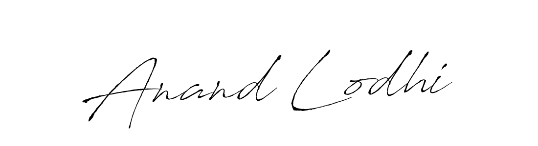 How to make Anand Lodhi signature? Antro_Vectra is a professional autograph style. Create handwritten signature for Anand Lodhi name. Anand Lodhi signature style 6 images and pictures png