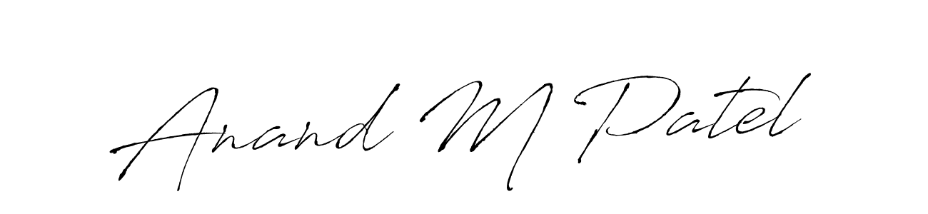 You should practise on your own different ways (Antro_Vectra) to write your name (Anand M Patel) in signature. don't let someone else do it for you. Anand M Patel signature style 6 images and pictures png