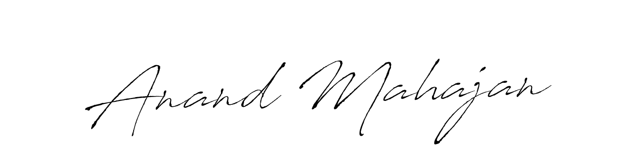 How to make Anand Mahajan signature? Antro_Vectra is a professional autograph style. Create handwritten signature for Anand Mahajan name. Anand Mahajan signature style 6 images and pictures png