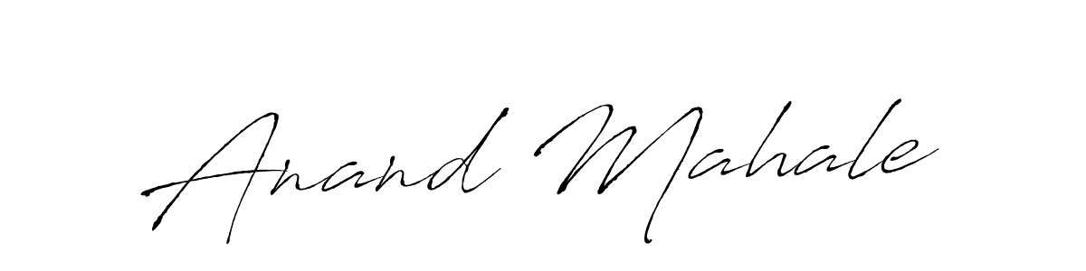 How to make Anand Mahale signature? Antro_Vectra is a professional autograph style. Create handwritten signature for Anand Mahale name. Anand Mahale signature style 6 images and pictures png