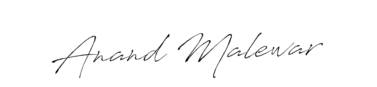 Make a beautiful signature design for name Anand Malewar. With this signature (Antro_Vectra) style, you can create a handwritten signature for free. Anand Malewar signature style 6 images and pictures png