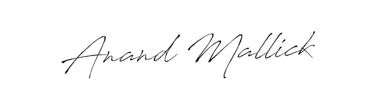 Design your own signature with our free online signature maker. With this signature software, you can create a handwritten (Antro_Vectra) signature for name Anand Mallick. Anand Mallick signature style 6 images and pictures png